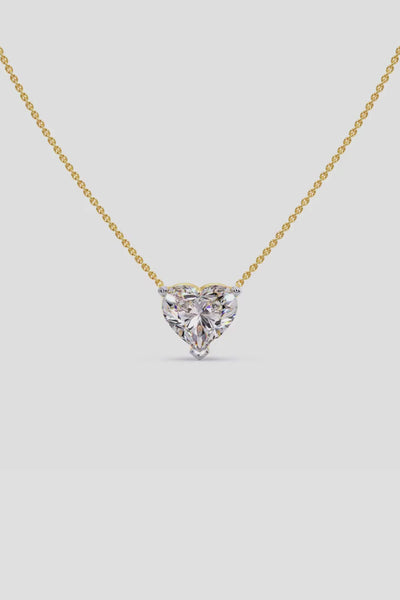 1 ct Heart Necklace