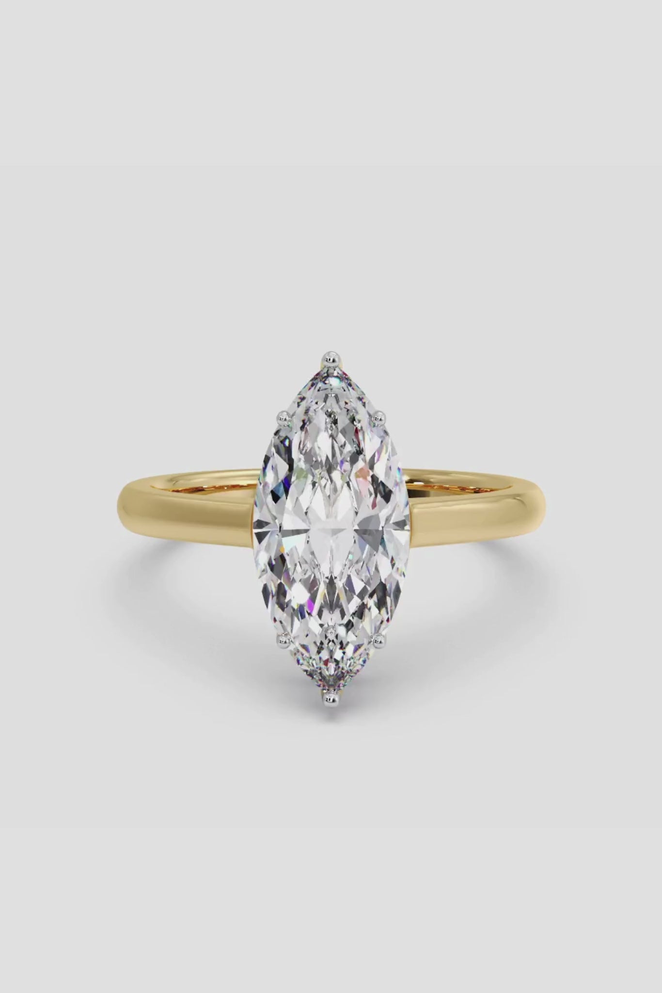3 ct Marquise Solitaire Ring