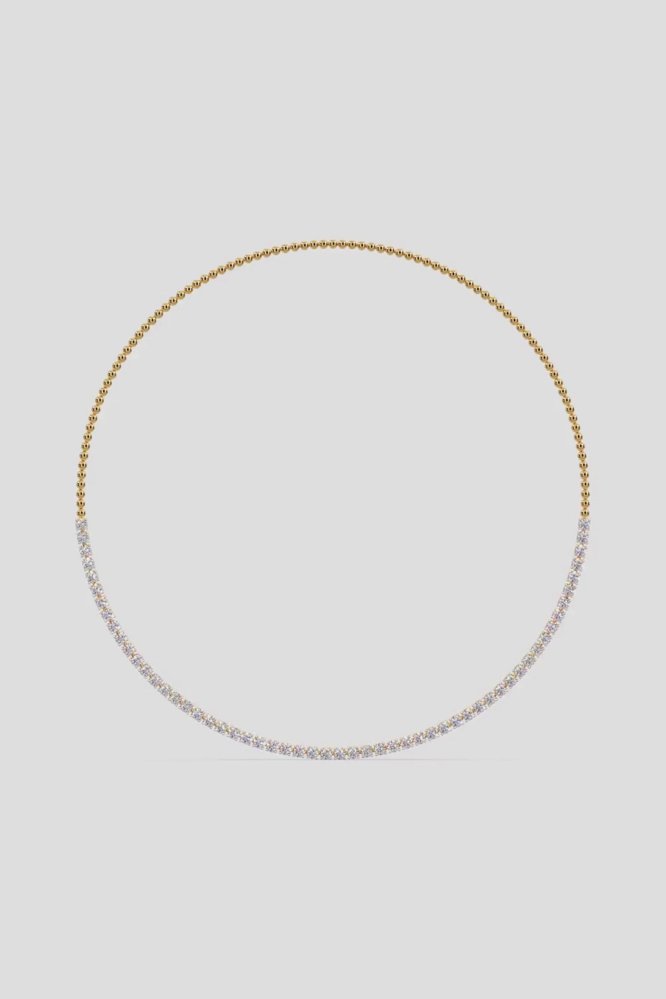 0.10 Pointer Tennis Necklace