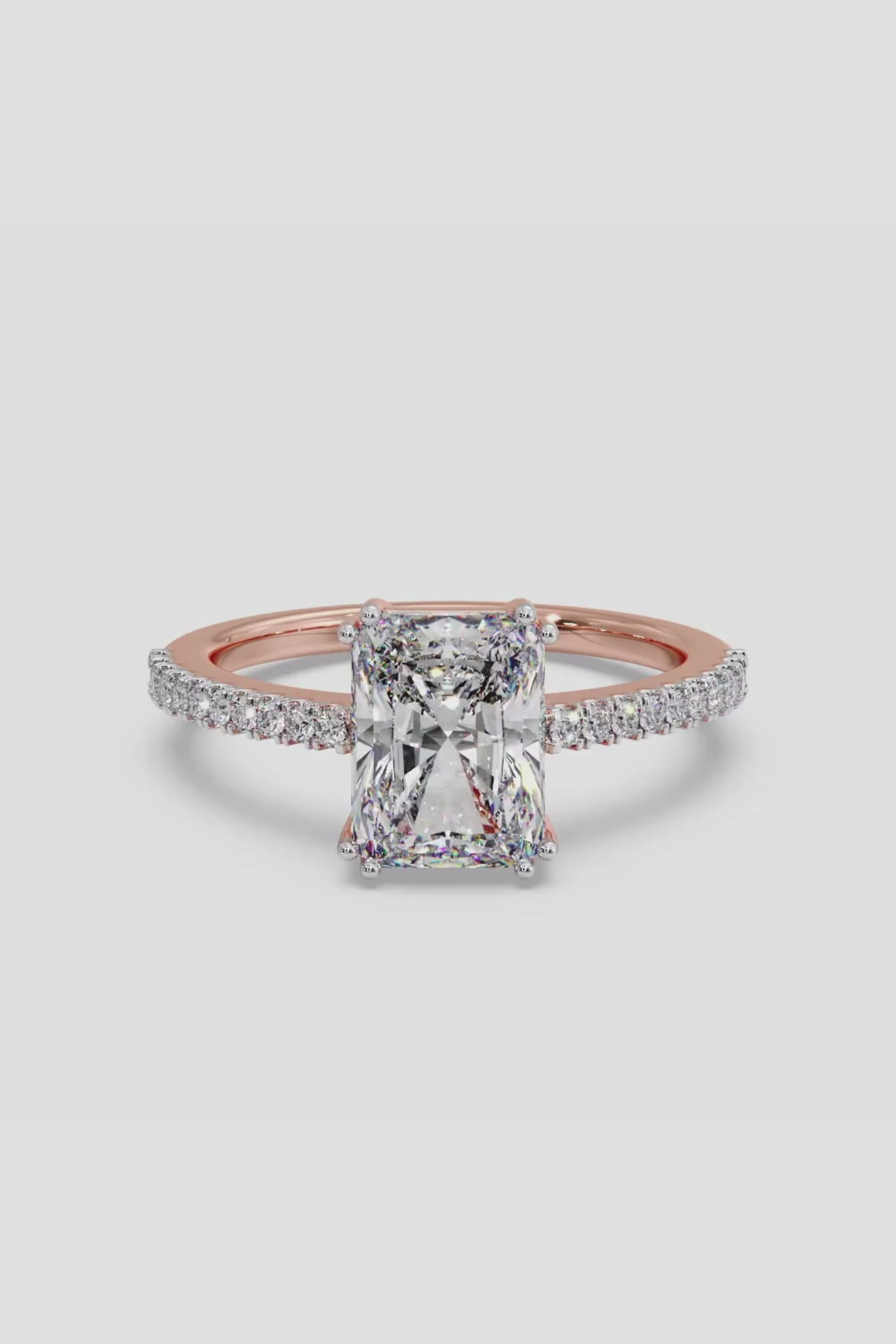 2 ct Radiant Solitaire Ring
