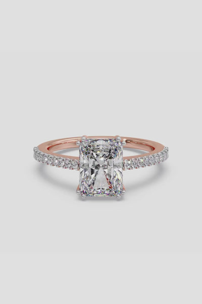 2 ct Radiant Solitaire Ring