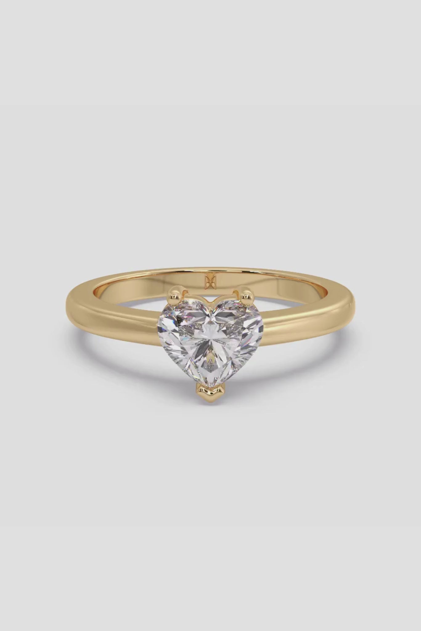 1 ct Heart Ring