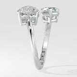 The Moi-et toi Heart Ring - House Of Quadri