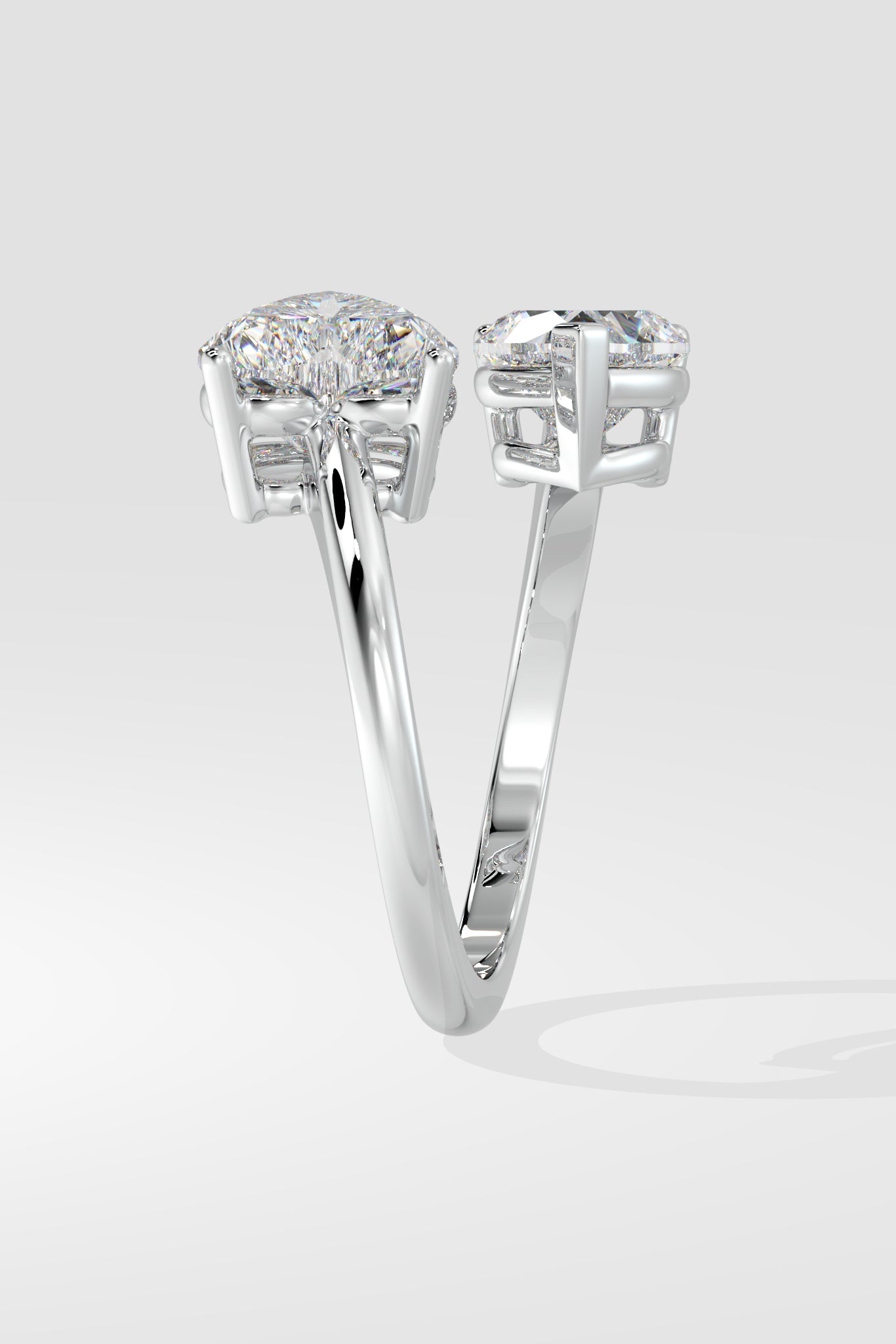 The Moi-et toi Heart Ring - House Of Quadri