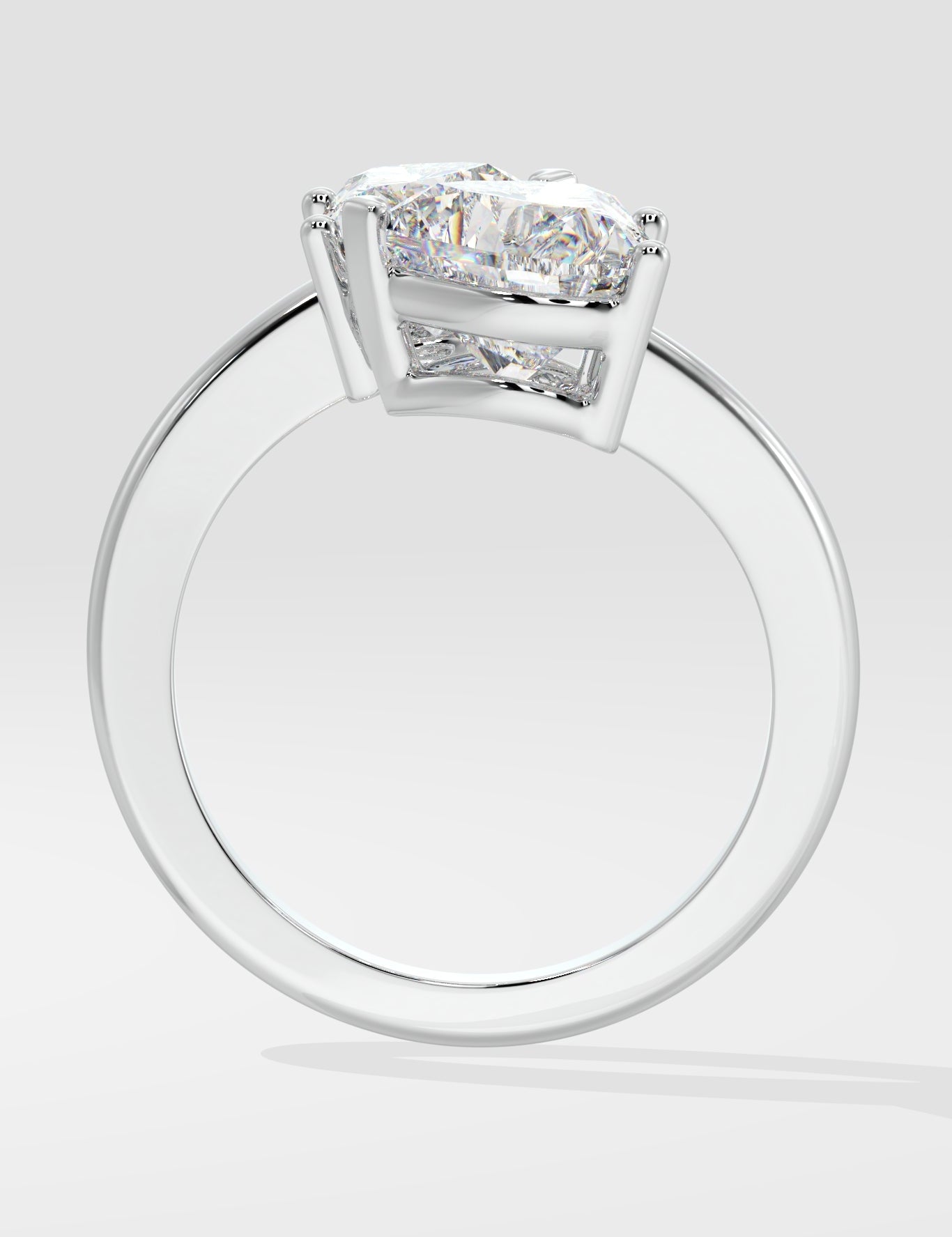 The Moi-et toi Heart Ring - House Of Quadri