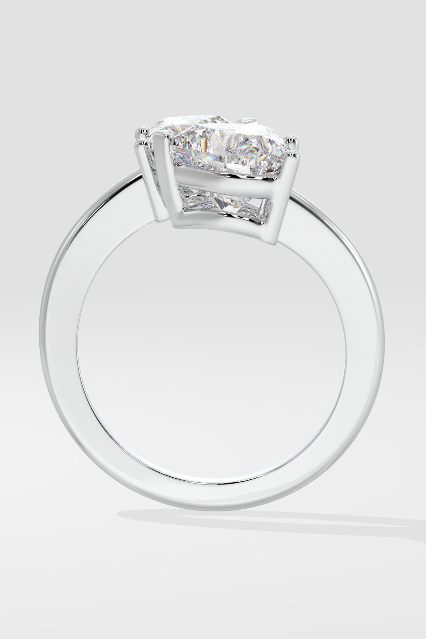 The Moi-et toi Heart Ring - House Of Quadri