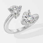 The Moi-et toi Heart Ring - House Of Quadri