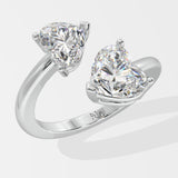 The Moi-et toi Heart Ring - House Of Quadri
