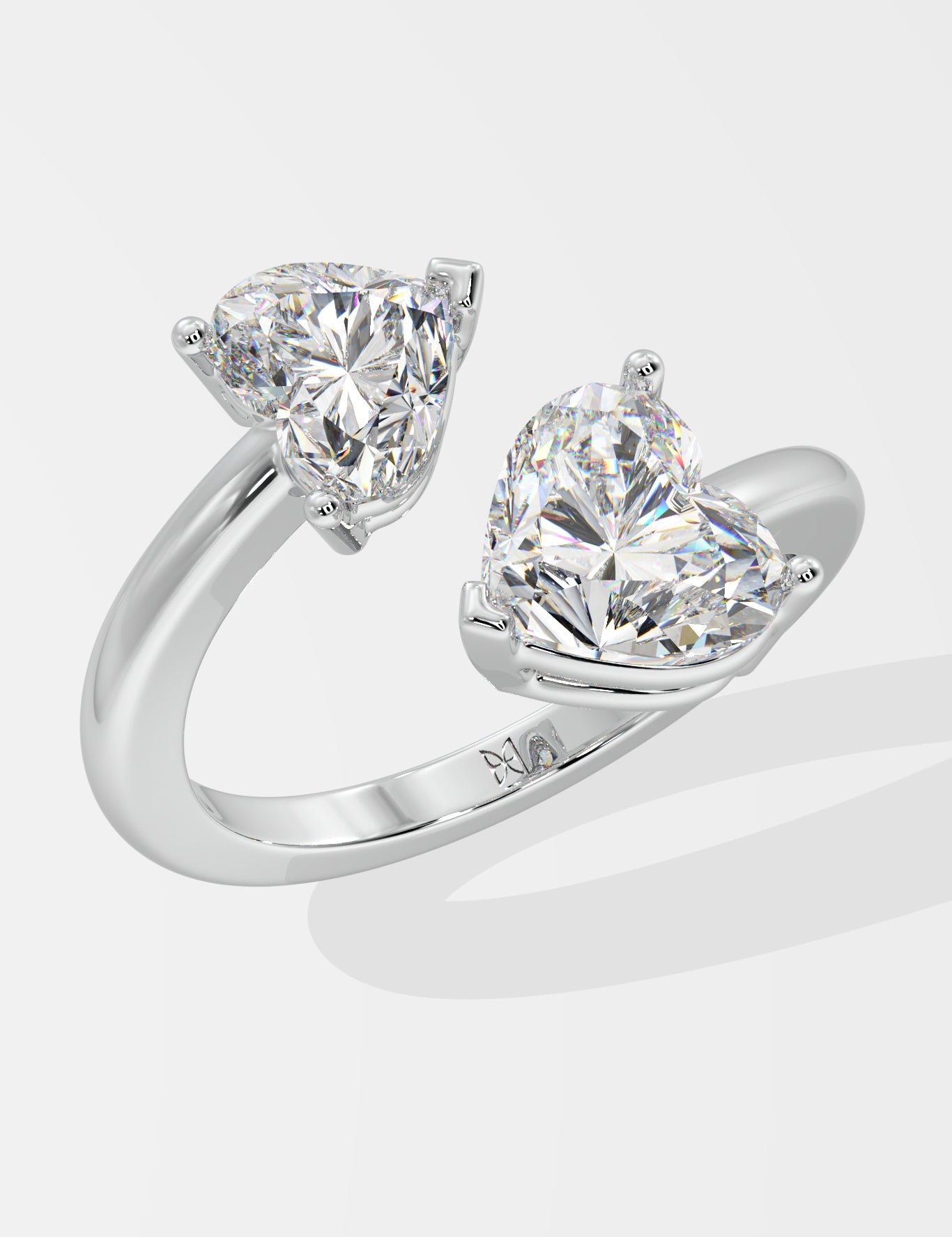 The Moi-et toi Heart Ring - House Of Quadri