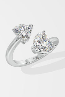 The Moi-et toi Heart Ring - House Of Quadri