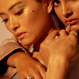 Empowered Pear Duo Studs - House Of Quadri