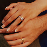 2 ct Lotus Solitaire Diamond Ring