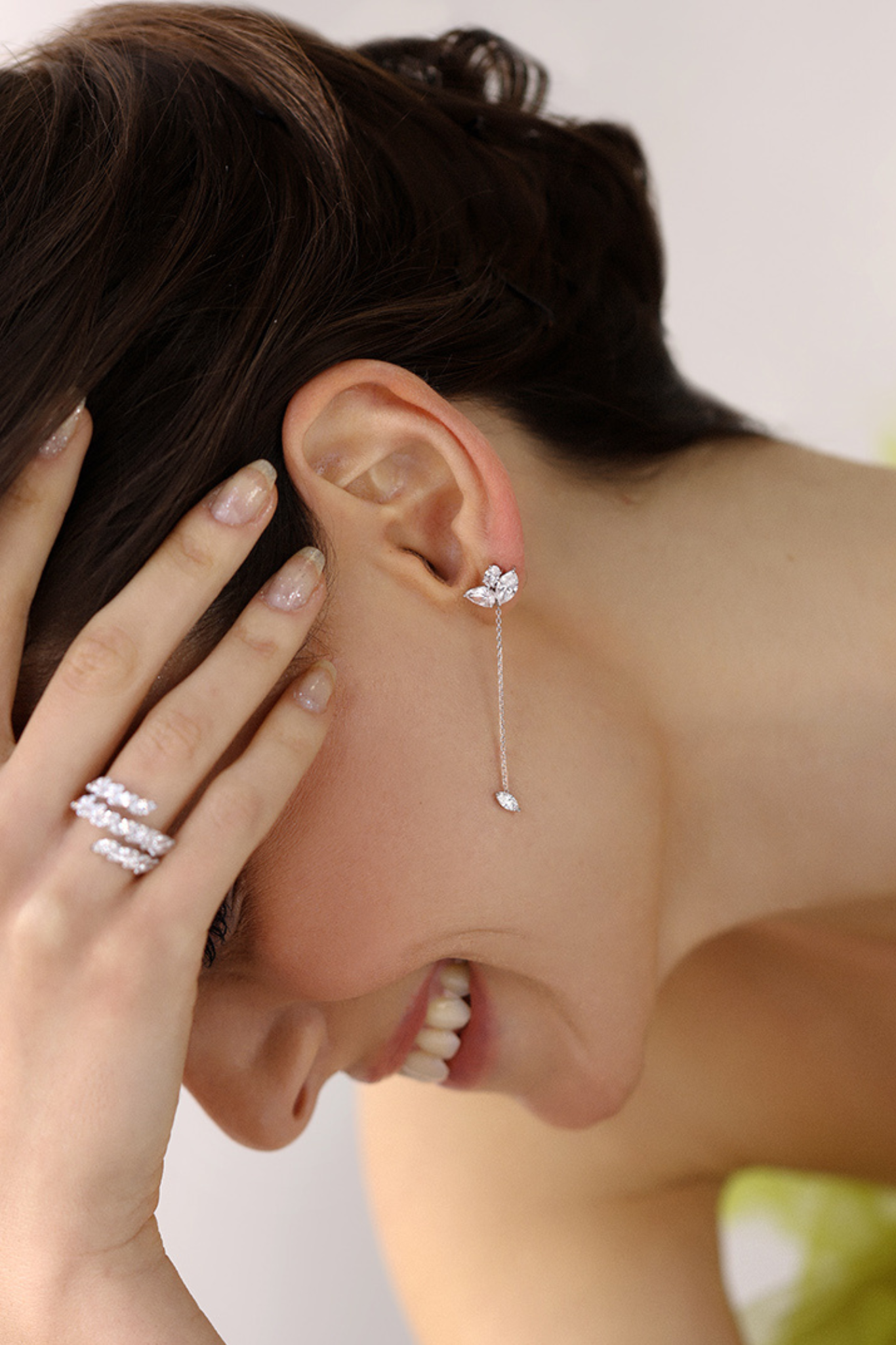 Illuminate Eden Drop Danglers - House Of Quadri