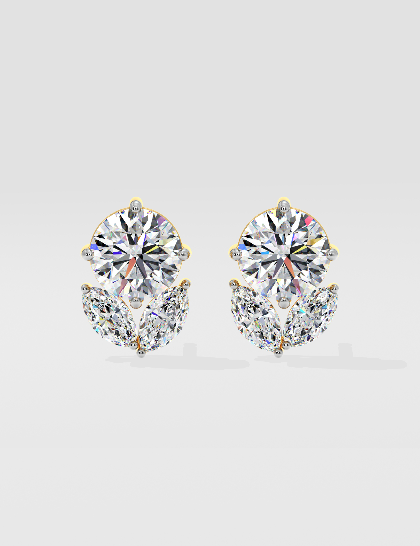 2 ct Bouquet Earrings - House Of Quadri