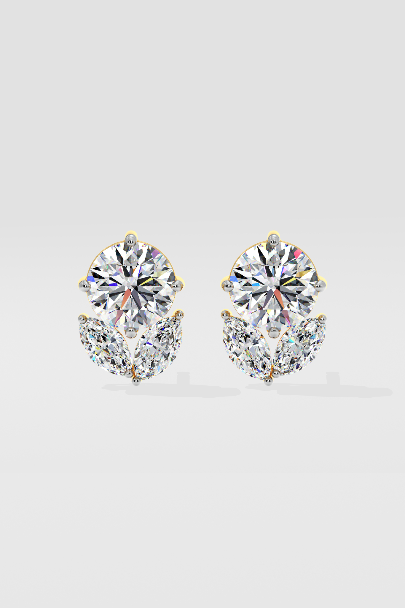 2 ct Bouquet Earrings - House Of Quadri