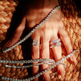 3 ct Eternity Solitaire Ring