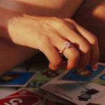 1 ct Cushion Halo Solitaire Ring - House Of Quadri