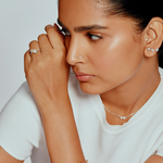 T-shirt Alternate Pear Solitaire Ring - House Of Quadri