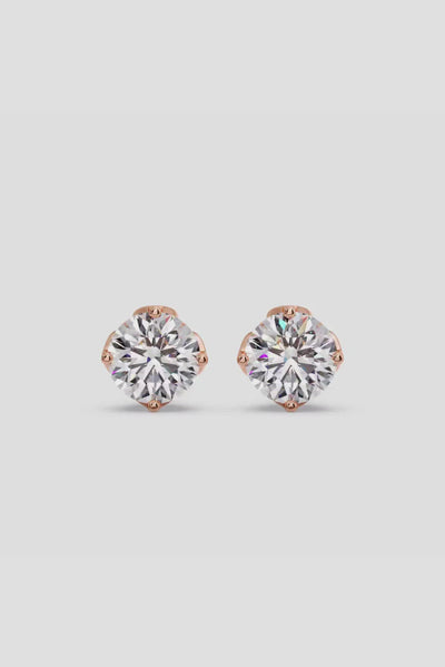 1 ct  Solitaire Studs