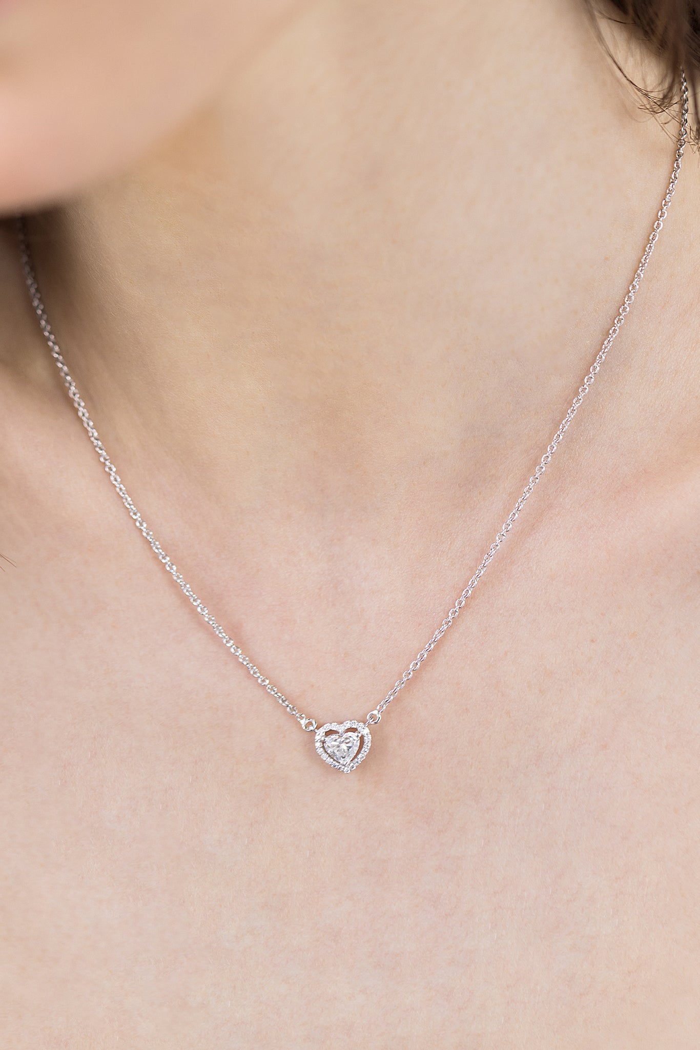 Boundless Solitaire Heart Necklace - House Of Quadri