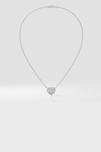 Small Bezel Diamond Necklace  Zoe Lev Jewelry