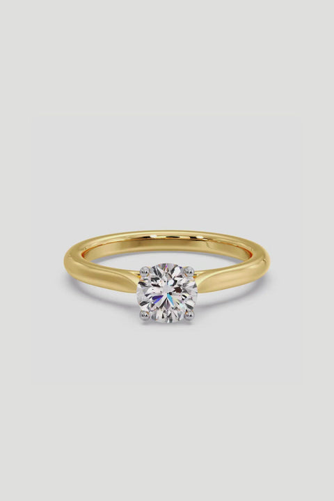 Buy Solitaire Diamond Ring for Women. Single Brilliant Cut Diamond Ring  0.10ct W/vs. Nordic Design Ring. Simple Minimalistic Ring for Her. Online  in India - Etsy