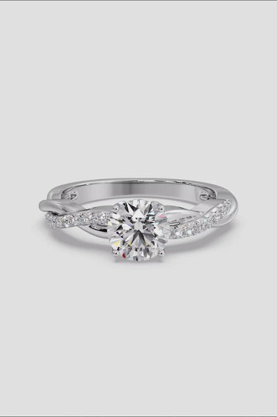 1 ct Infinity Solitaire Ring