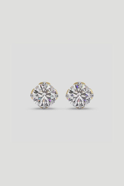 2.5 ct Solitaire Studs